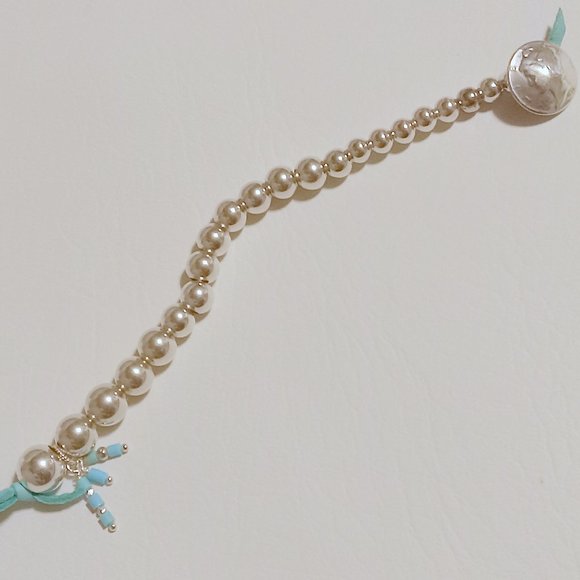 Sterling Silver Graduated Bead Bracelet - Picture 6 of 7